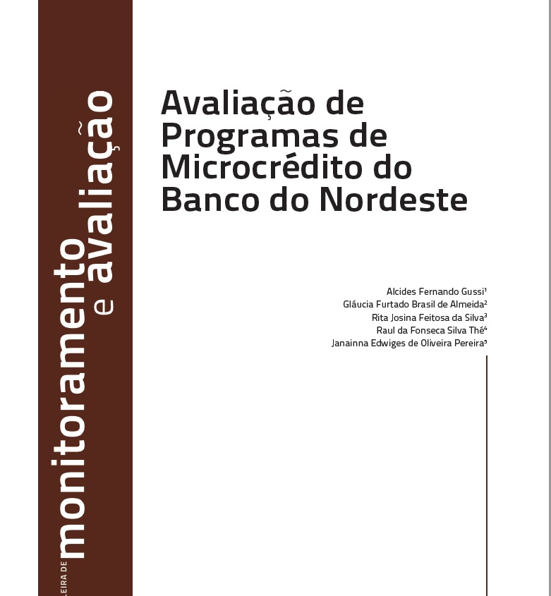 Avaliação de Programas de Microcrédito do Banco do Nordeste -- 2013